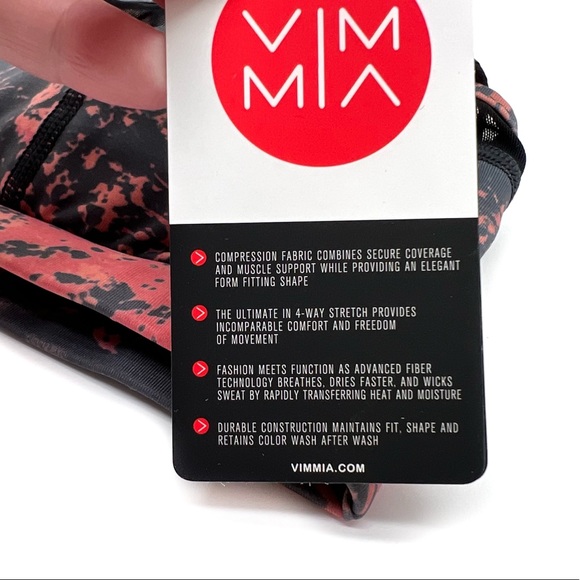 Vimmia Printed Brilliance Sports Bra Solaris Black Size Large - Picture 9 of 11